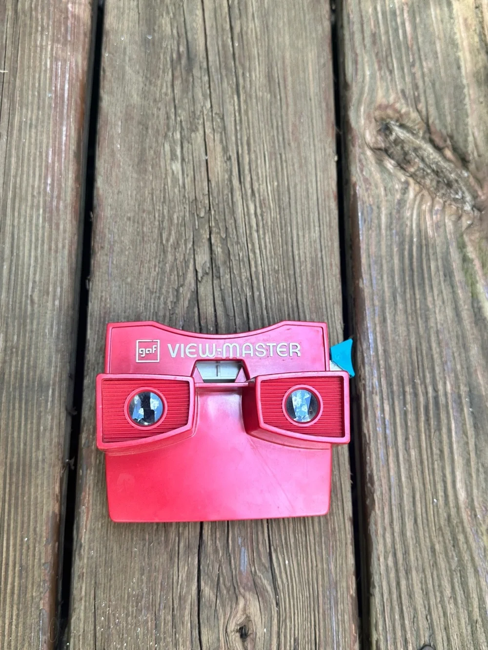 Vintage GAF Viewmaster Stereoscope Viewer Red, White & Blue